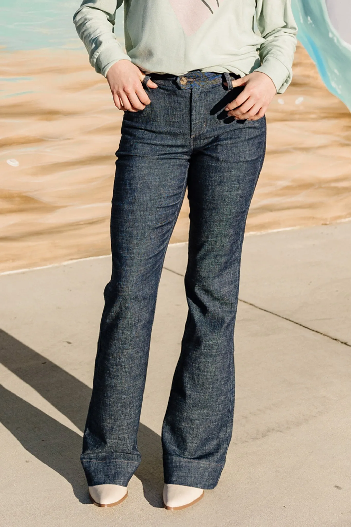 Lynda Trouser Bootcut Pant (Indigo Night)