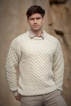 Merino Crew Neck Sweater - Natural