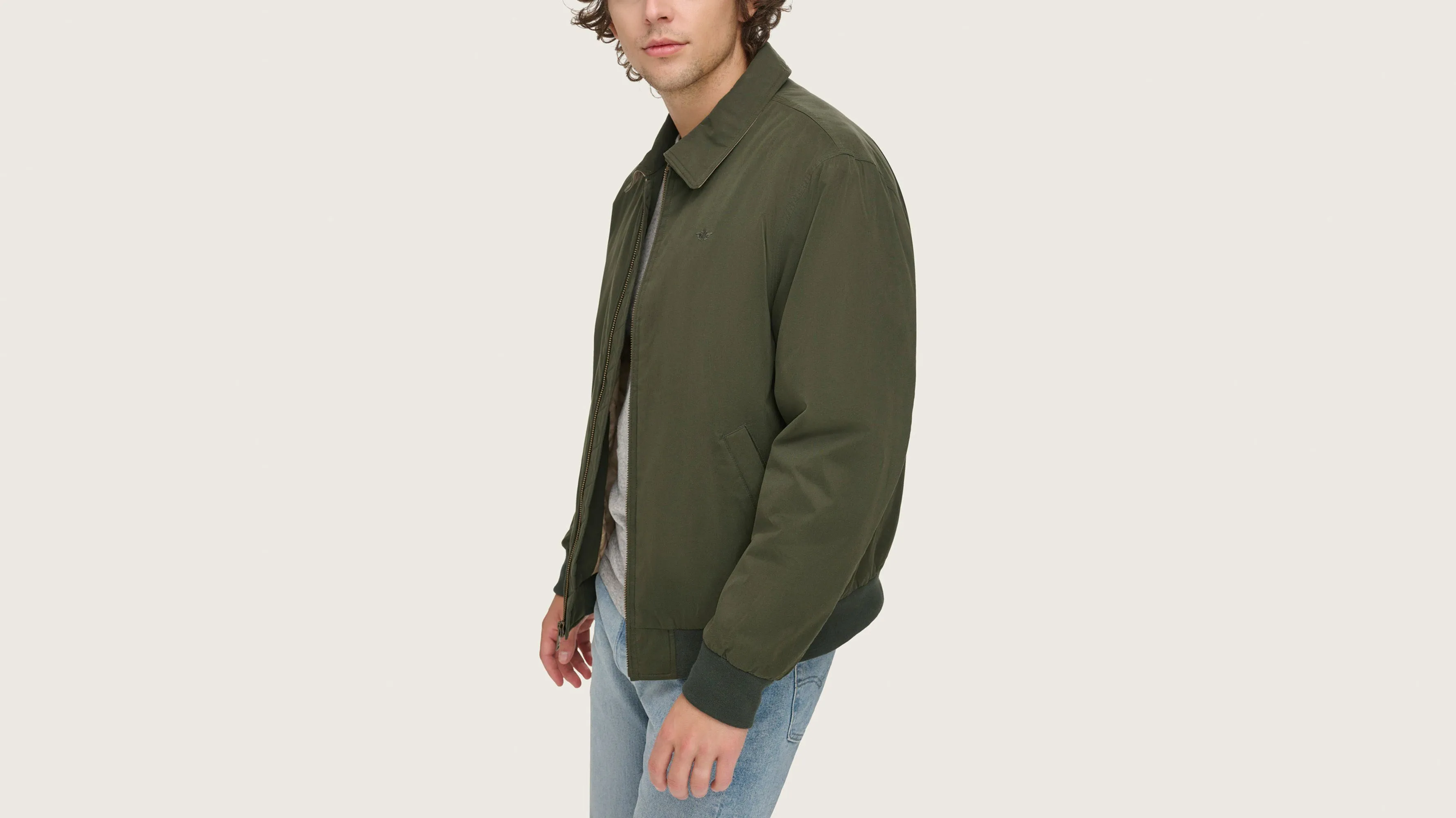 Microtwill Deck Bomber, Relaxed Fit