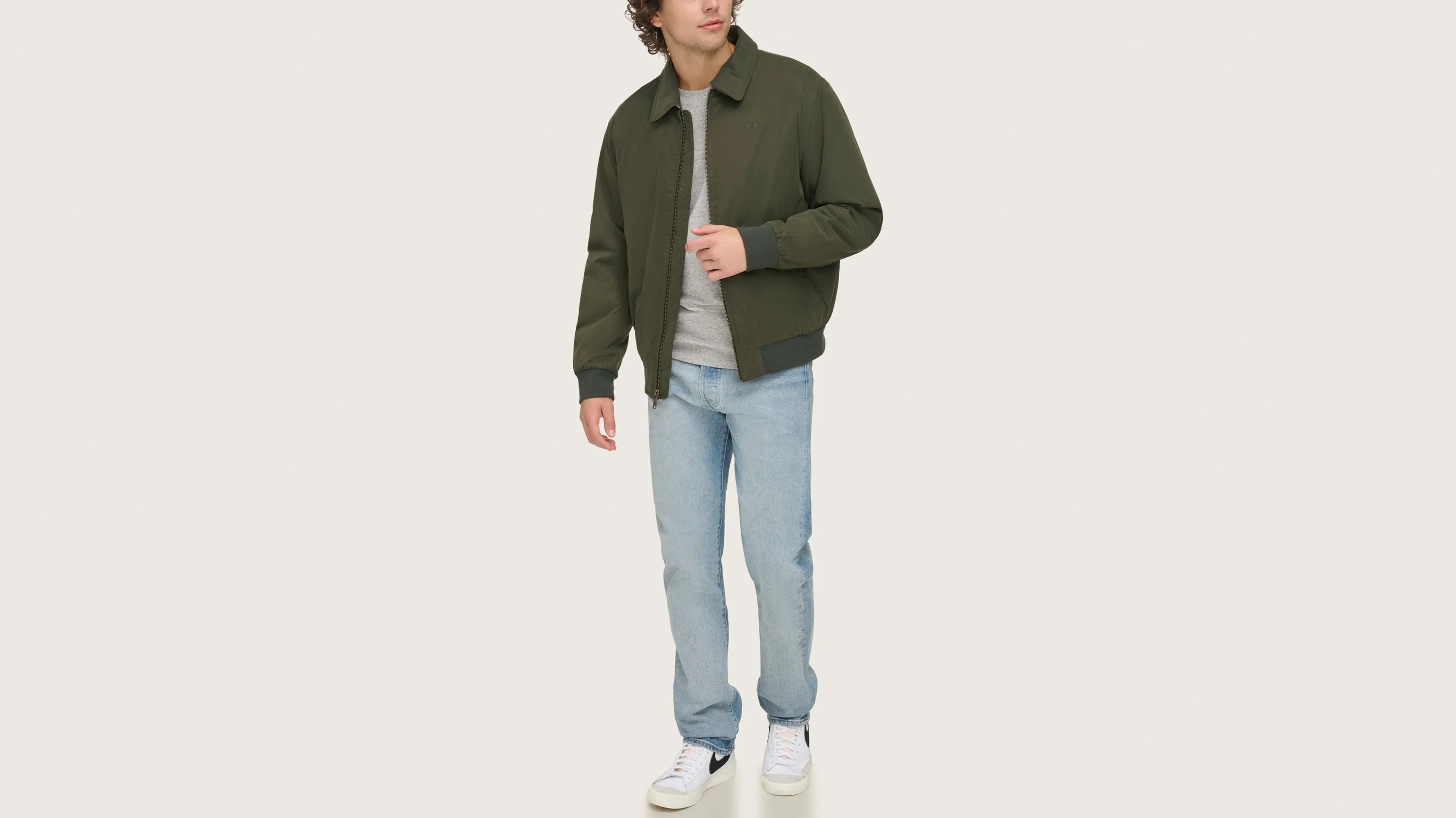 Microtwill Deck Bomber, Relaxed Fit