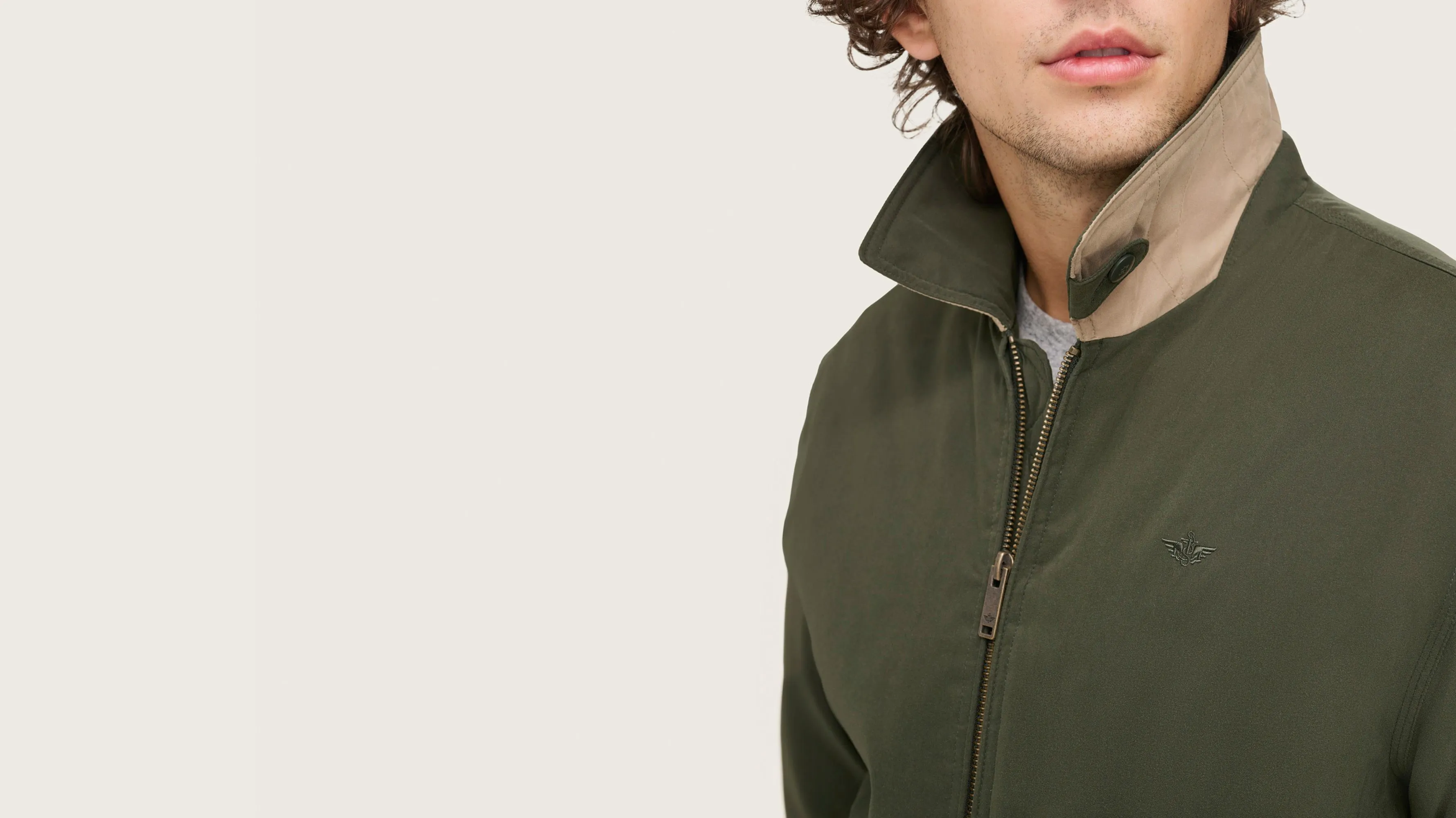 Microtwill Deck Bomber, Relaxed Fit