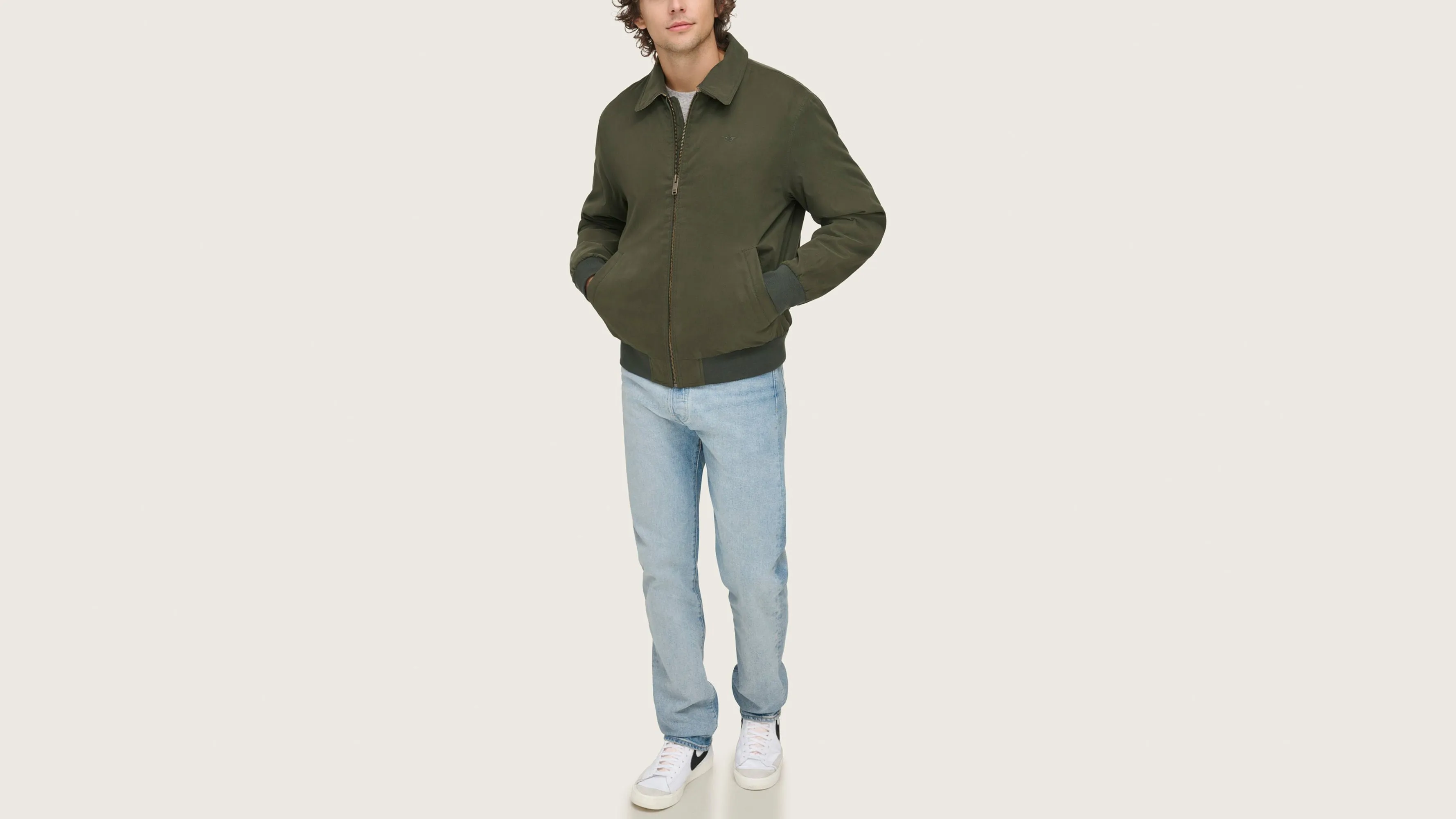 Microtwill Deck Bomber, Relaxed Fit