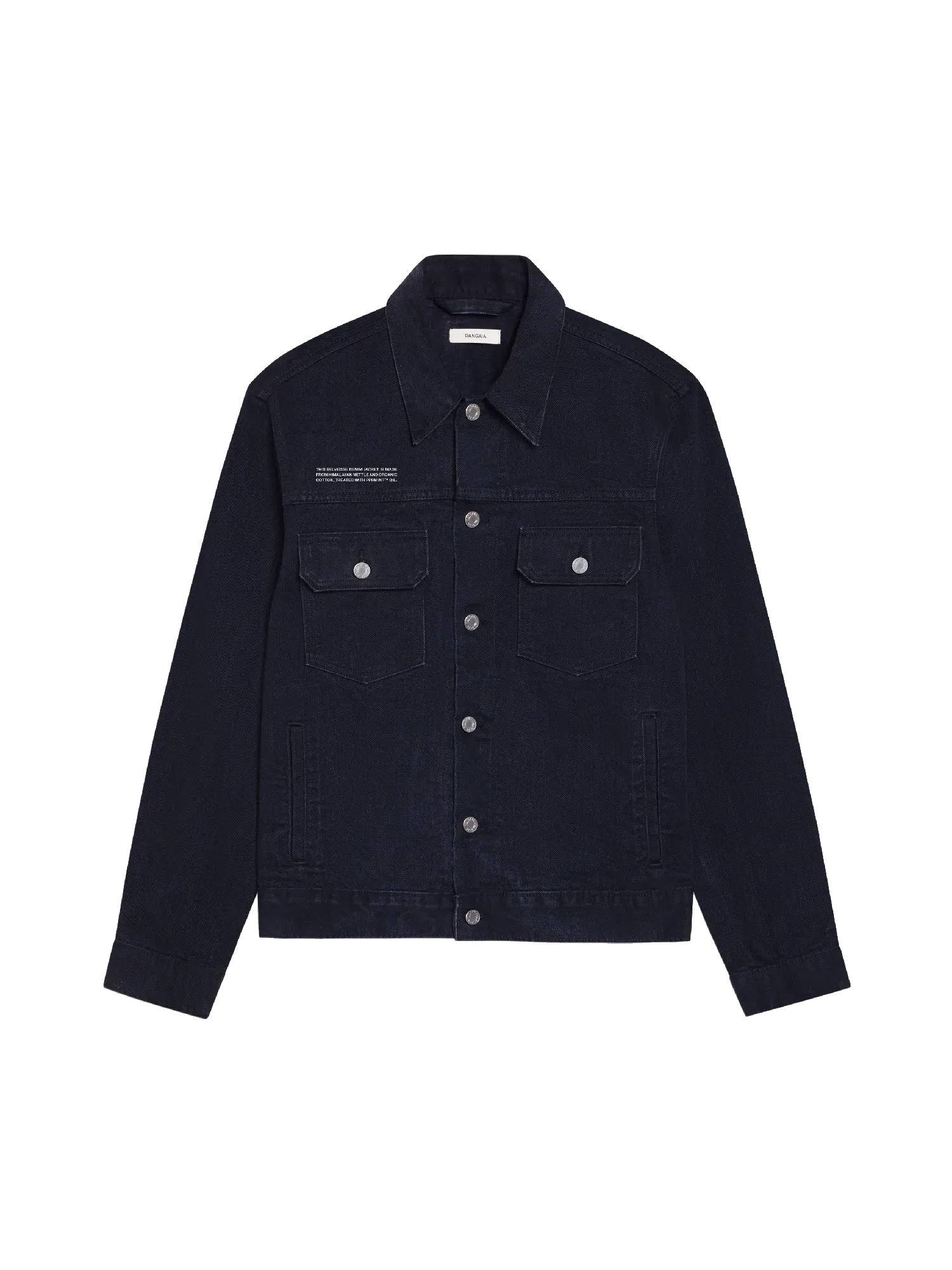 Nettle Denim Jacket—black