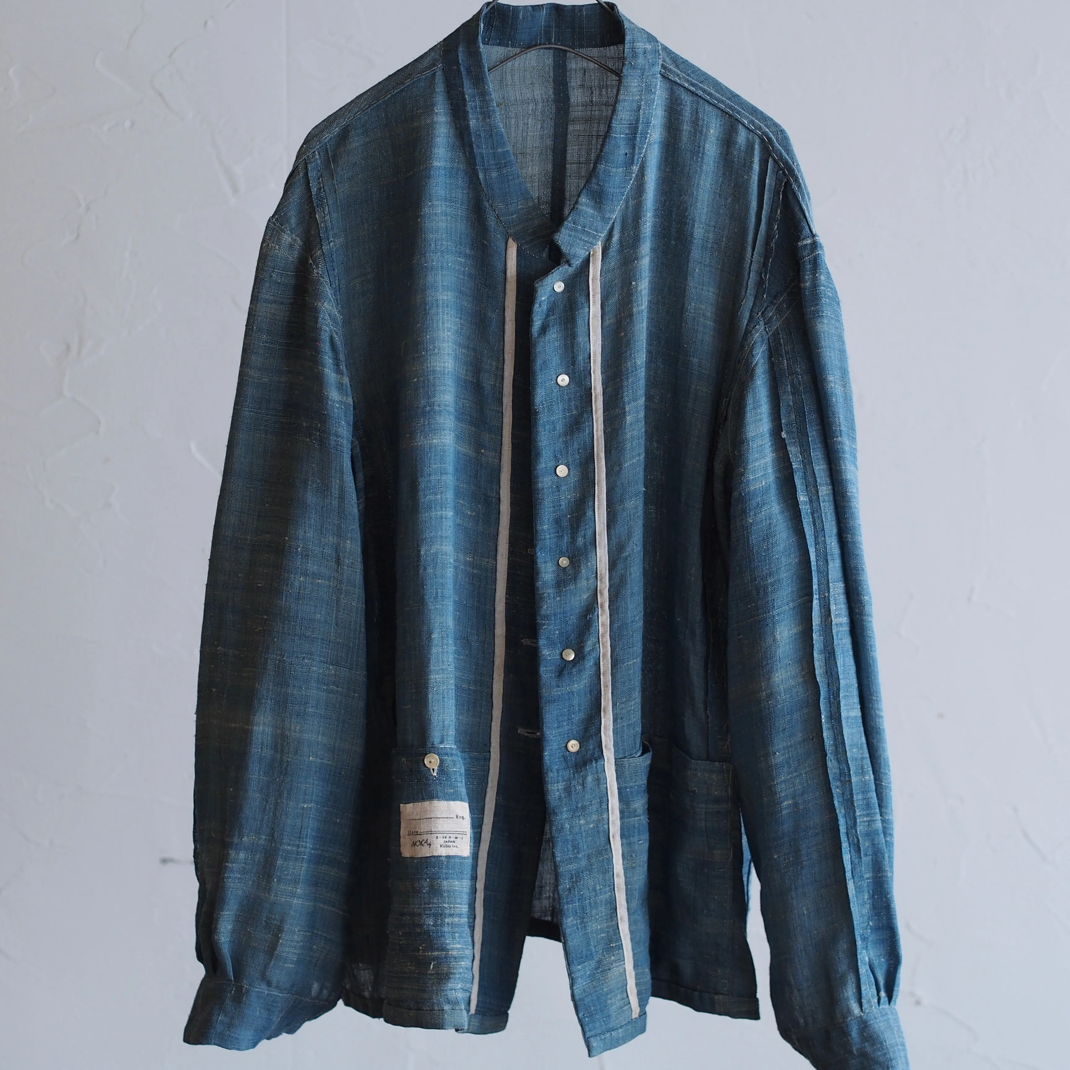 NORA JACKET~japan old hemp/silk fabric~