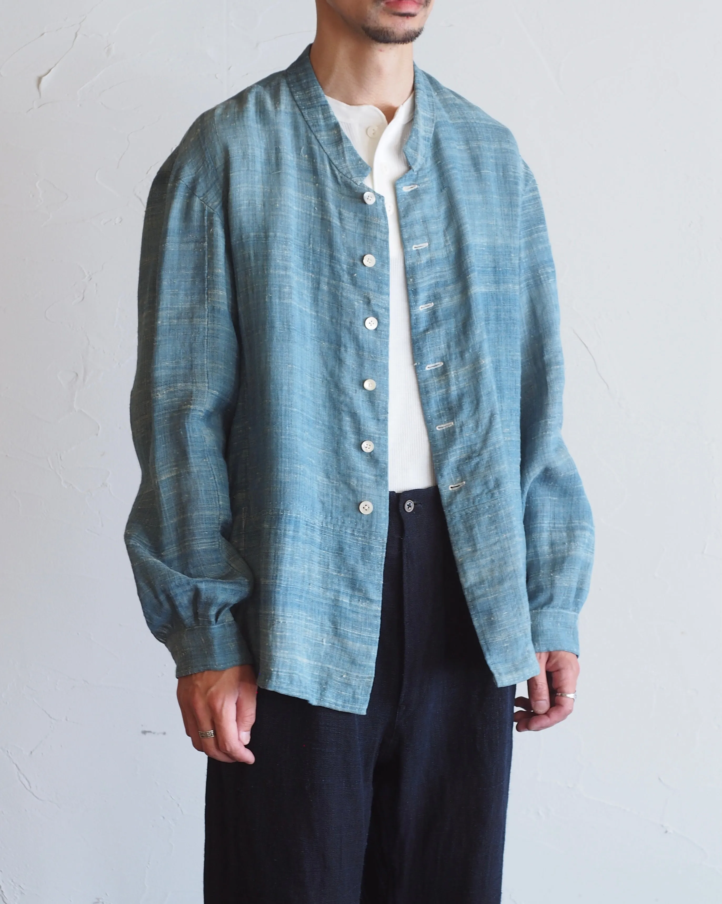 NORA JACKET~japan old hemp/silk fabric~