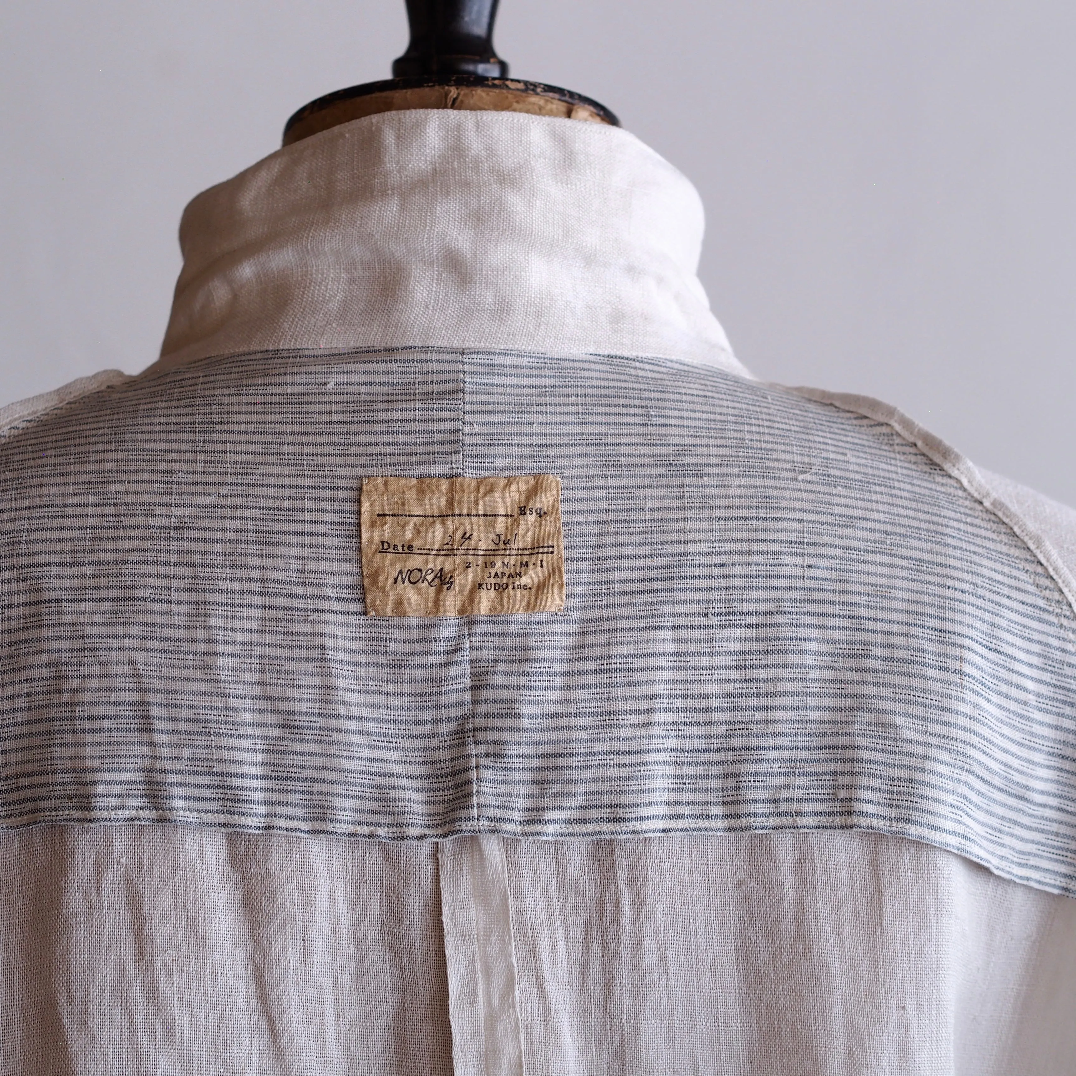 NORA SHORT JACKET~Japan old hemp fabric~