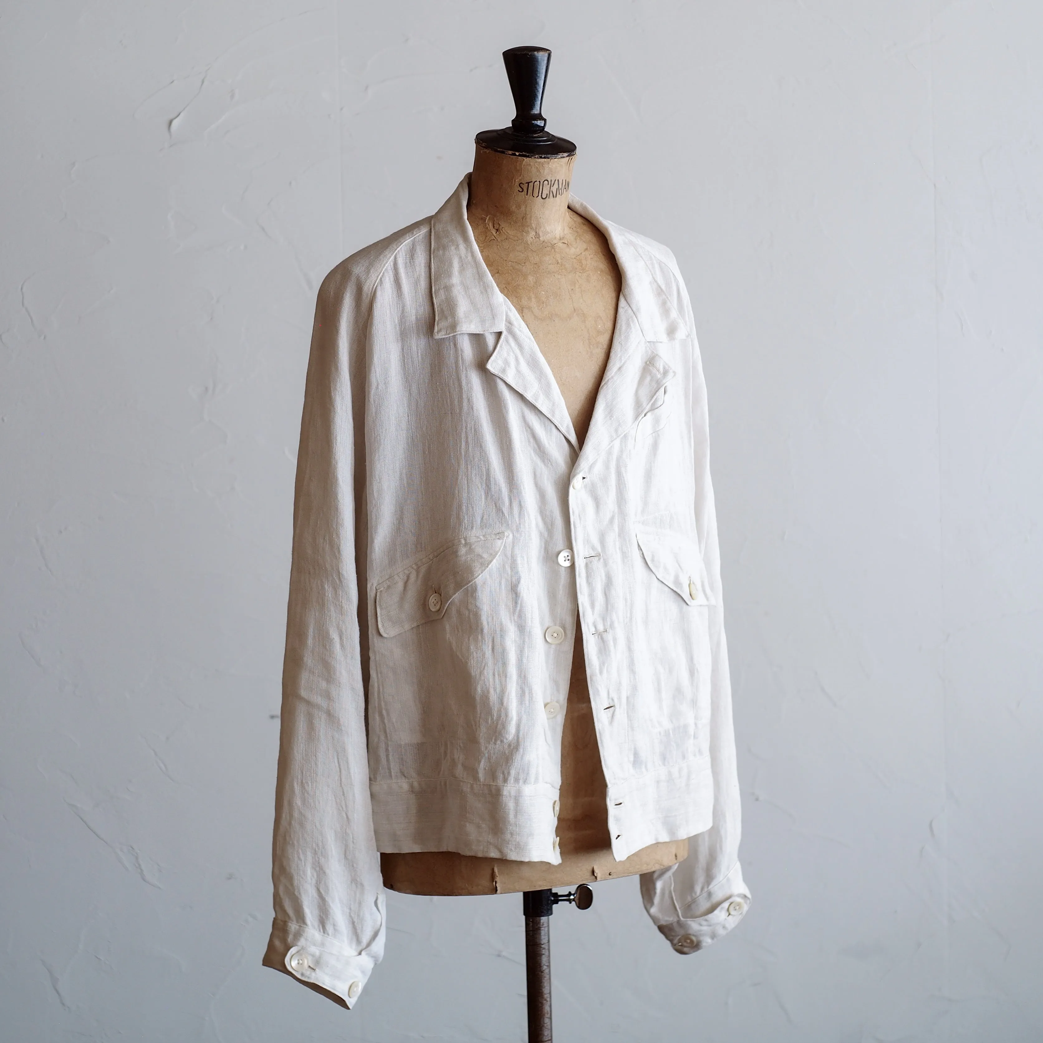 NORA SHORT JACKET~Japan old hemp fabric~