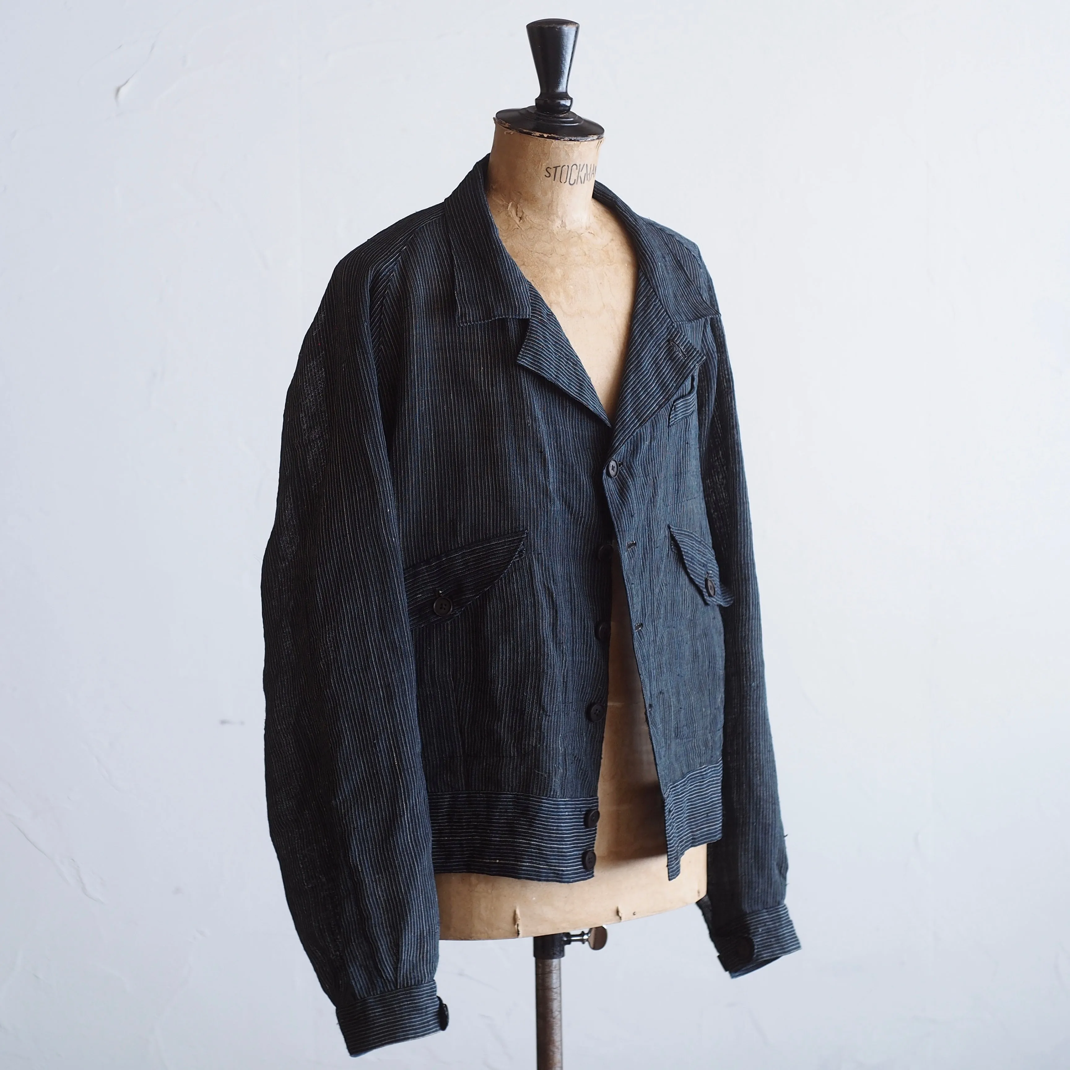 NORA SHORT JACKET~Japan old linen fabric~ ⓶