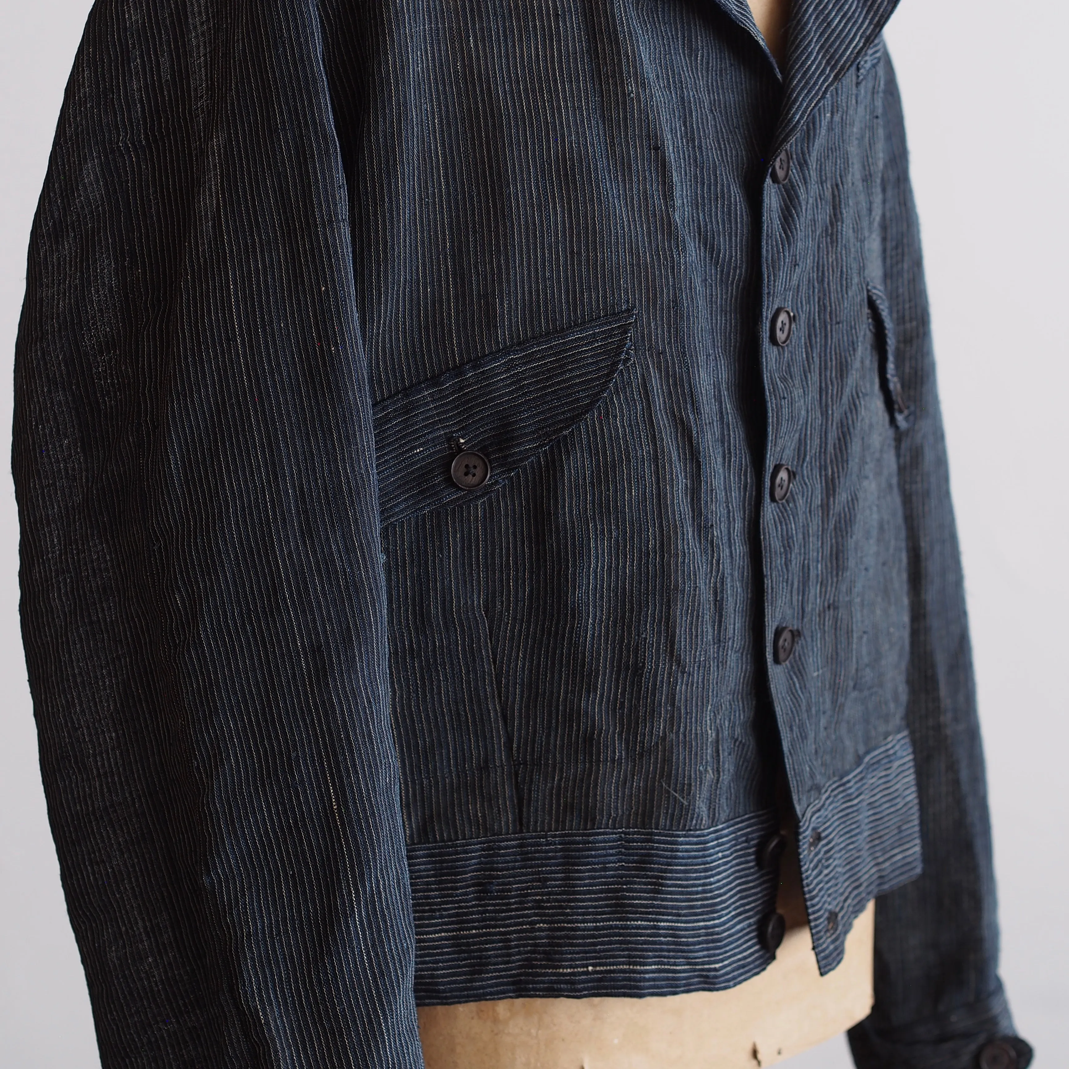 NORA SHORT JACKET~Japan old linen fabric~ ⓶