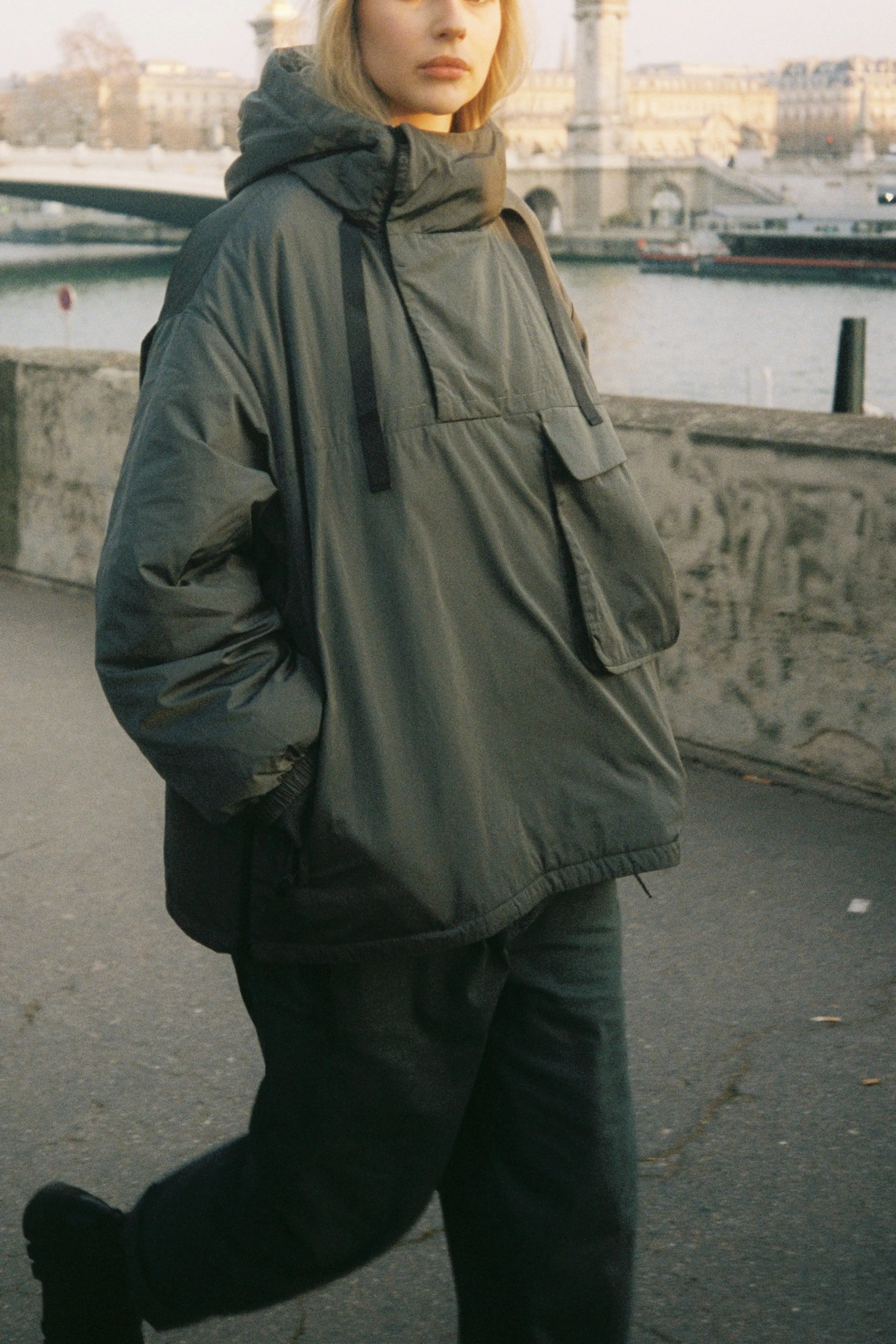 One Anorak Minimal Padded Jacket