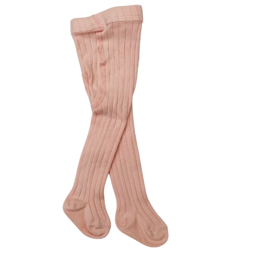 Pangasa Pink Ribbed Tights