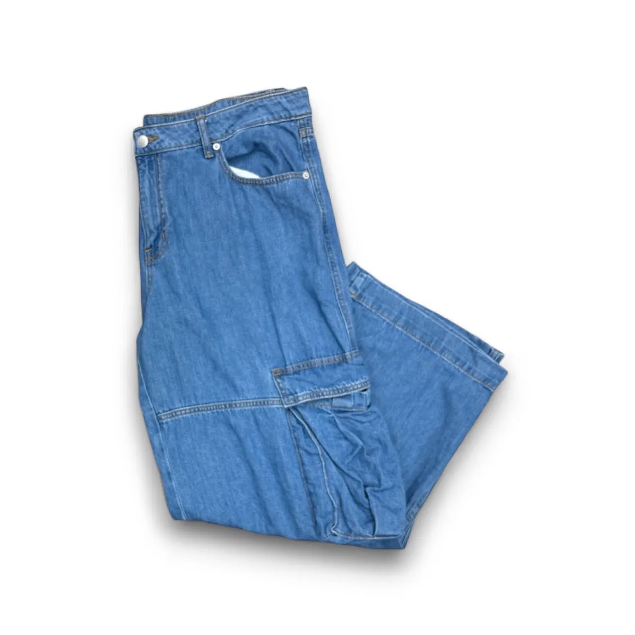 Pants Cargo & Utility By Wild Fable In Blue Denim, Size: 14