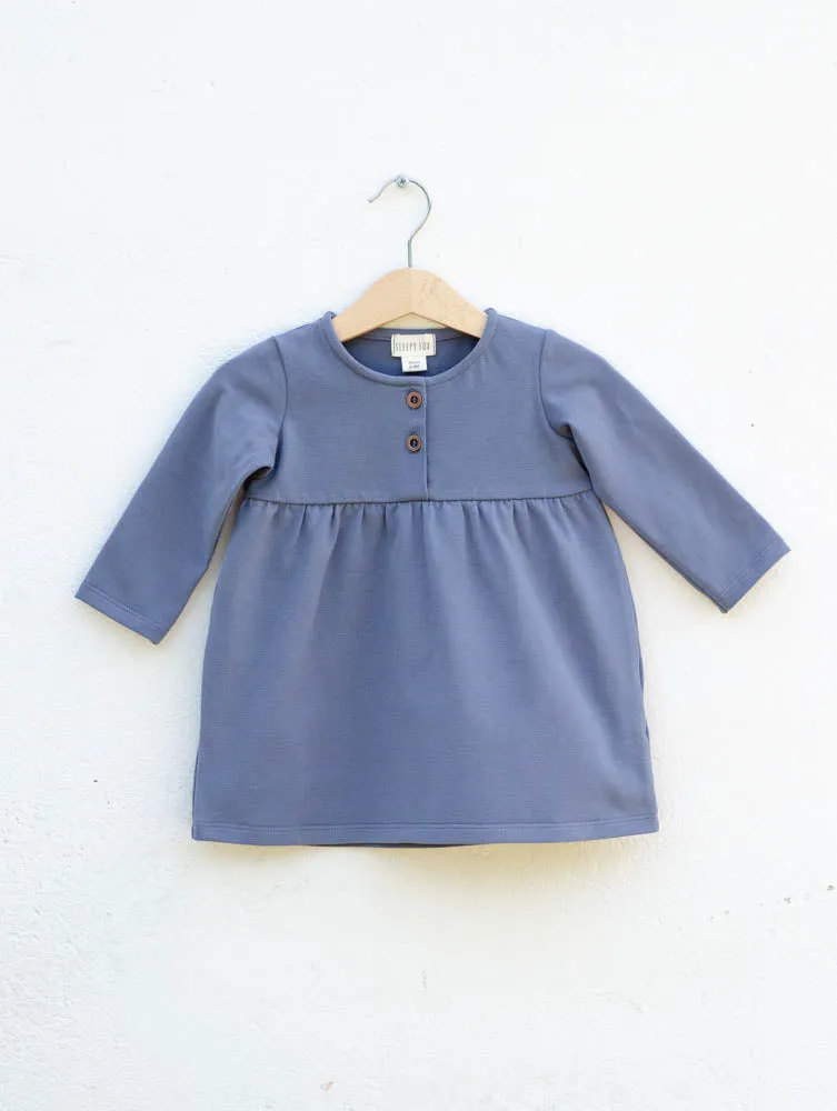 Placket neck dress Maria