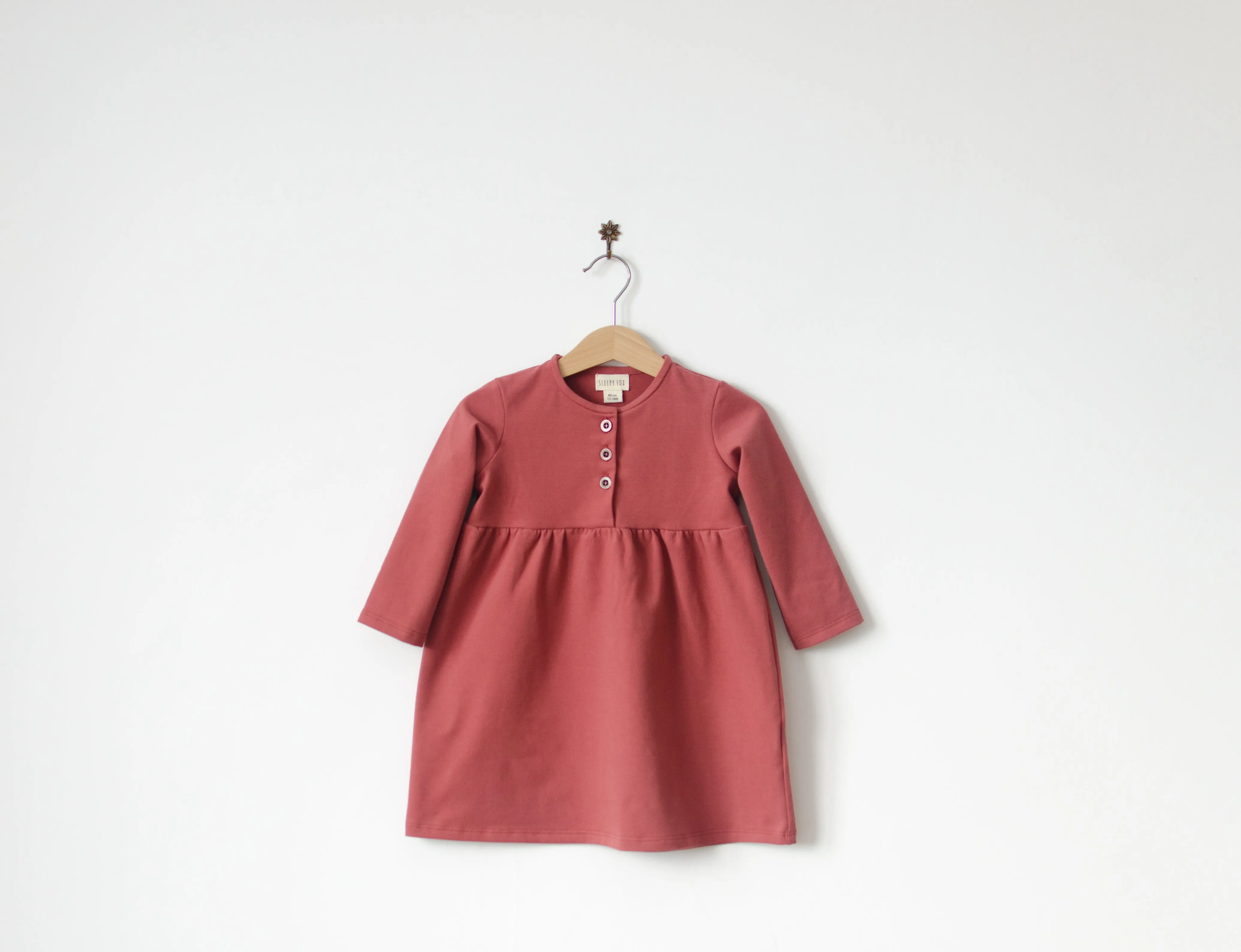 Placket neck dress Maria