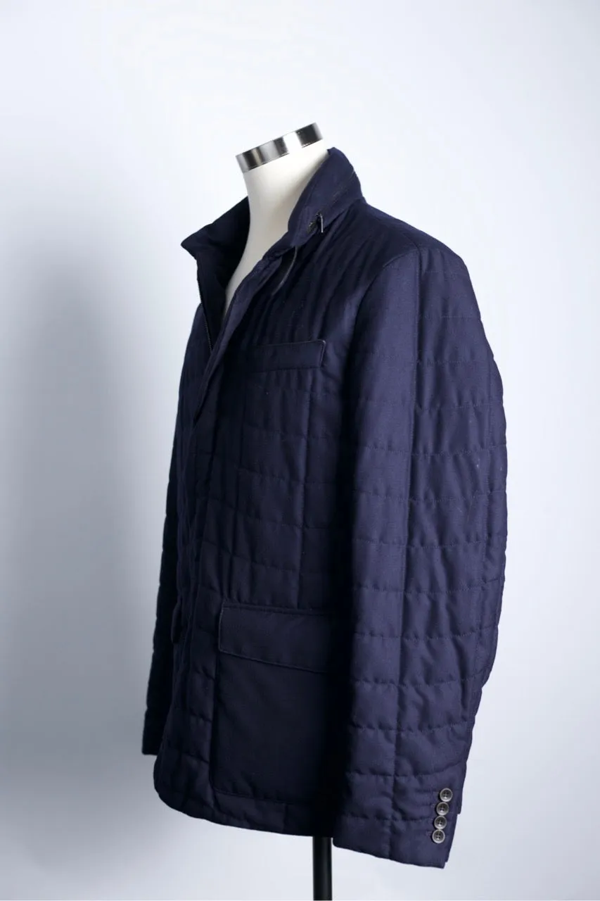 Quilted Wool Lightweight Jacket