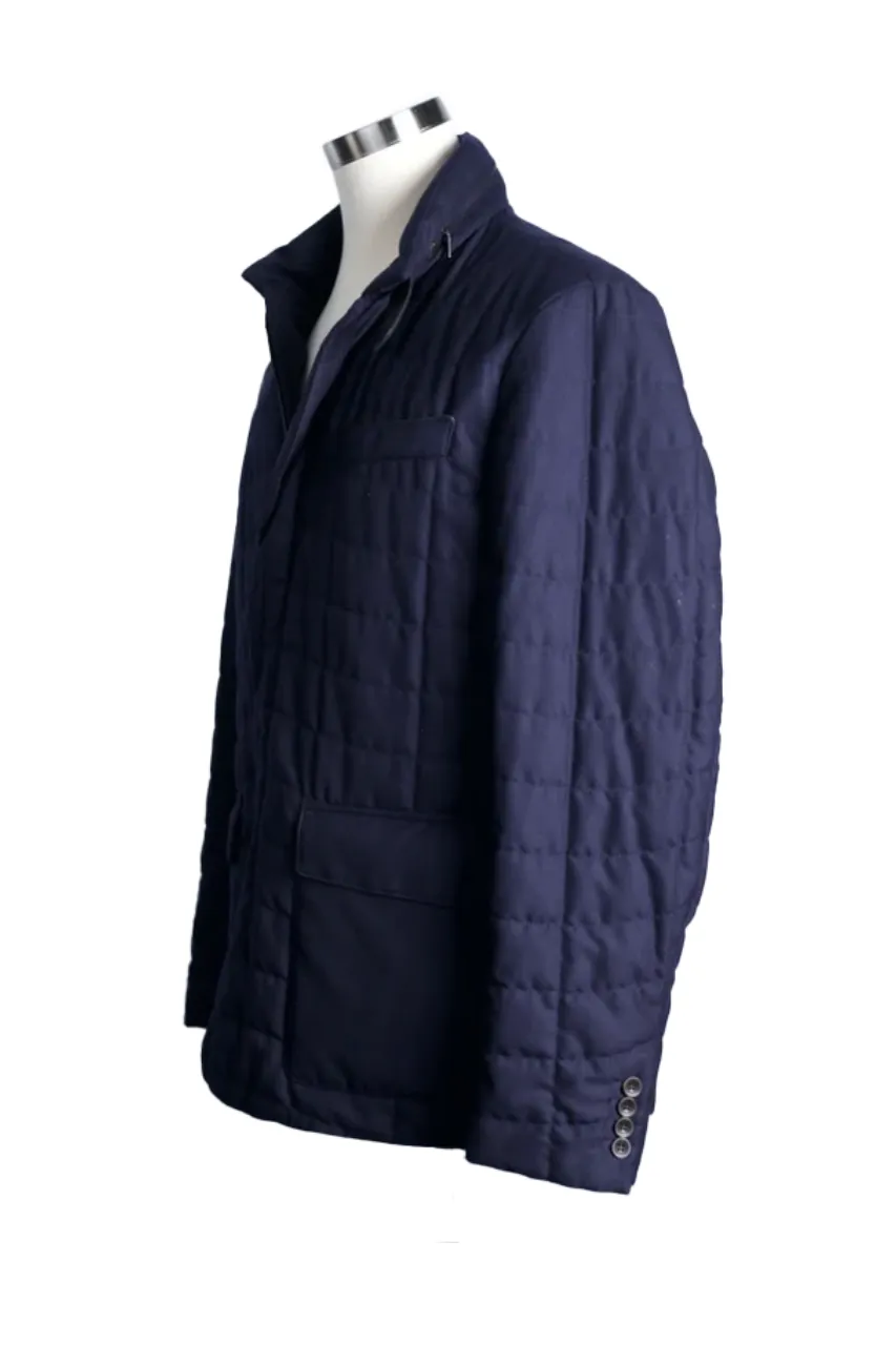 Quilted Wool Lightweight Jacket