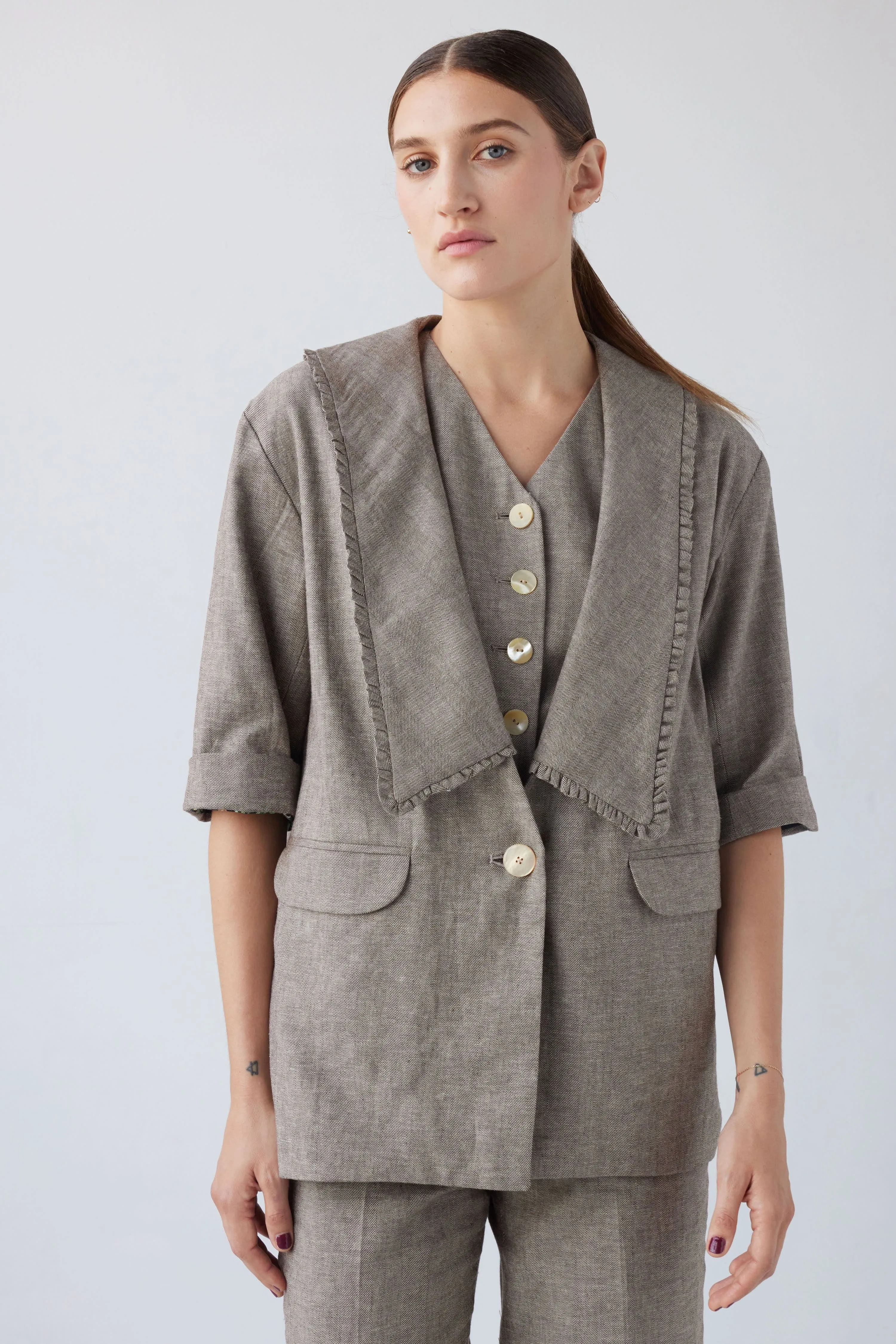 SAMPLE SS24 - Sandra Jacket in Soft Suiting