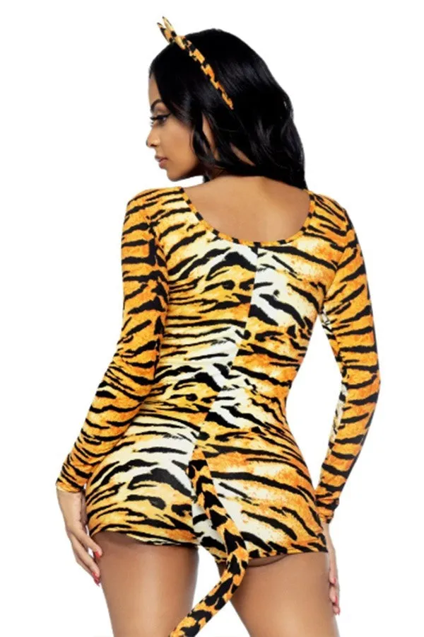 Sexy tiger vixen Halloween costume