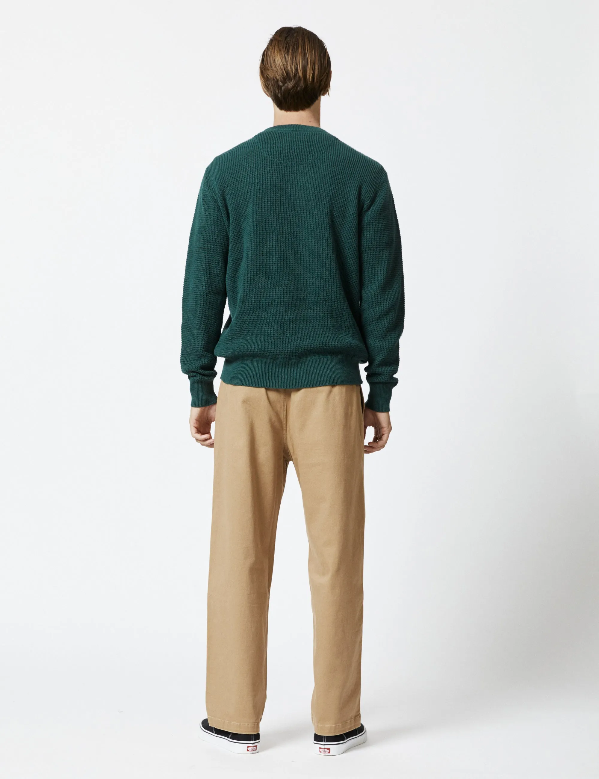 Sorrento Hemp Knit - Bottle Green