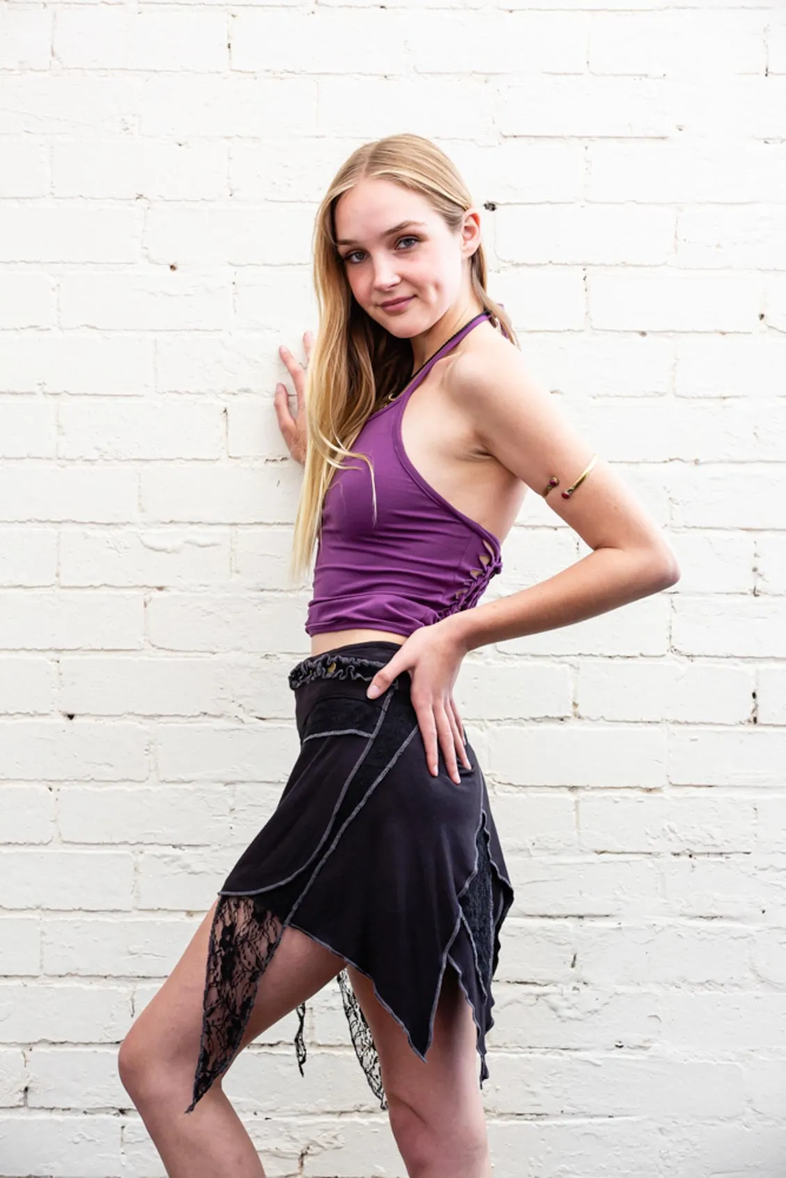 Spirit Weaver Skirt in Black