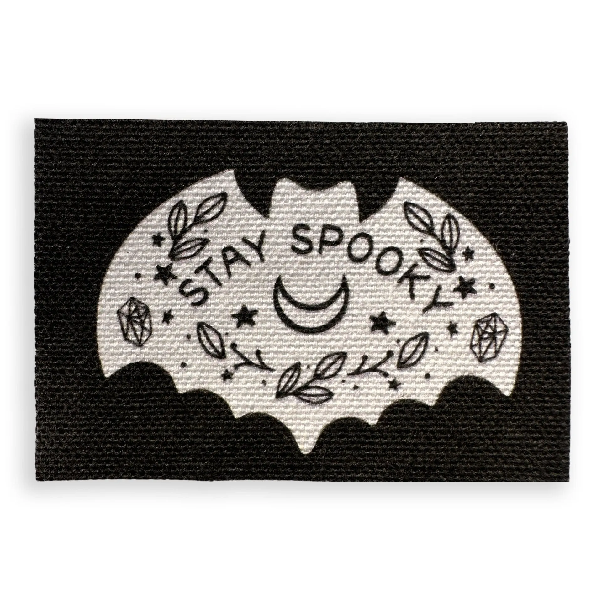 Stay Spooky Bat Fabric Patch