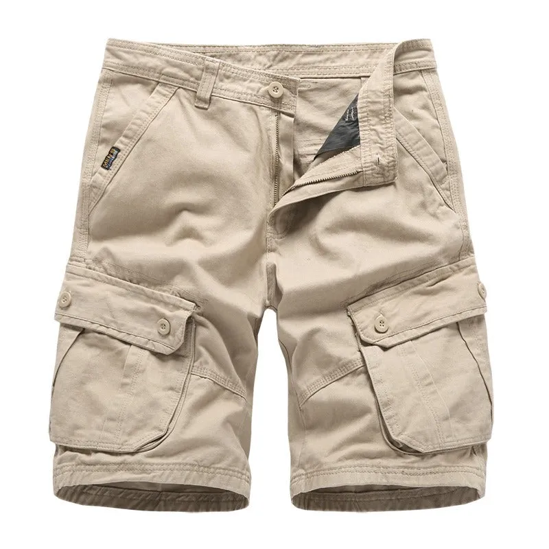 Straight Leg Male Cargo Denim Shorts (5 colors)