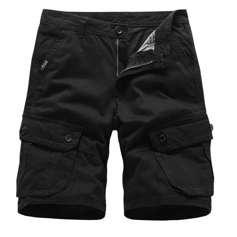 Straight Leg Male Cargo Denim Shorts (5 colors)