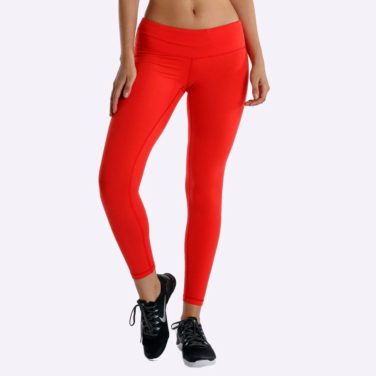 The WOD Life - Women's Balance Tights - Poppy Red