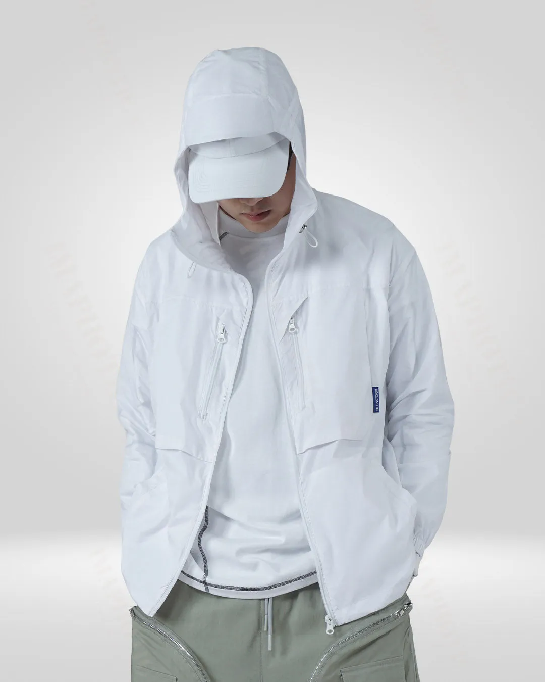 White Sun Protective Jacket - Lightweight UV Protection Gear for All