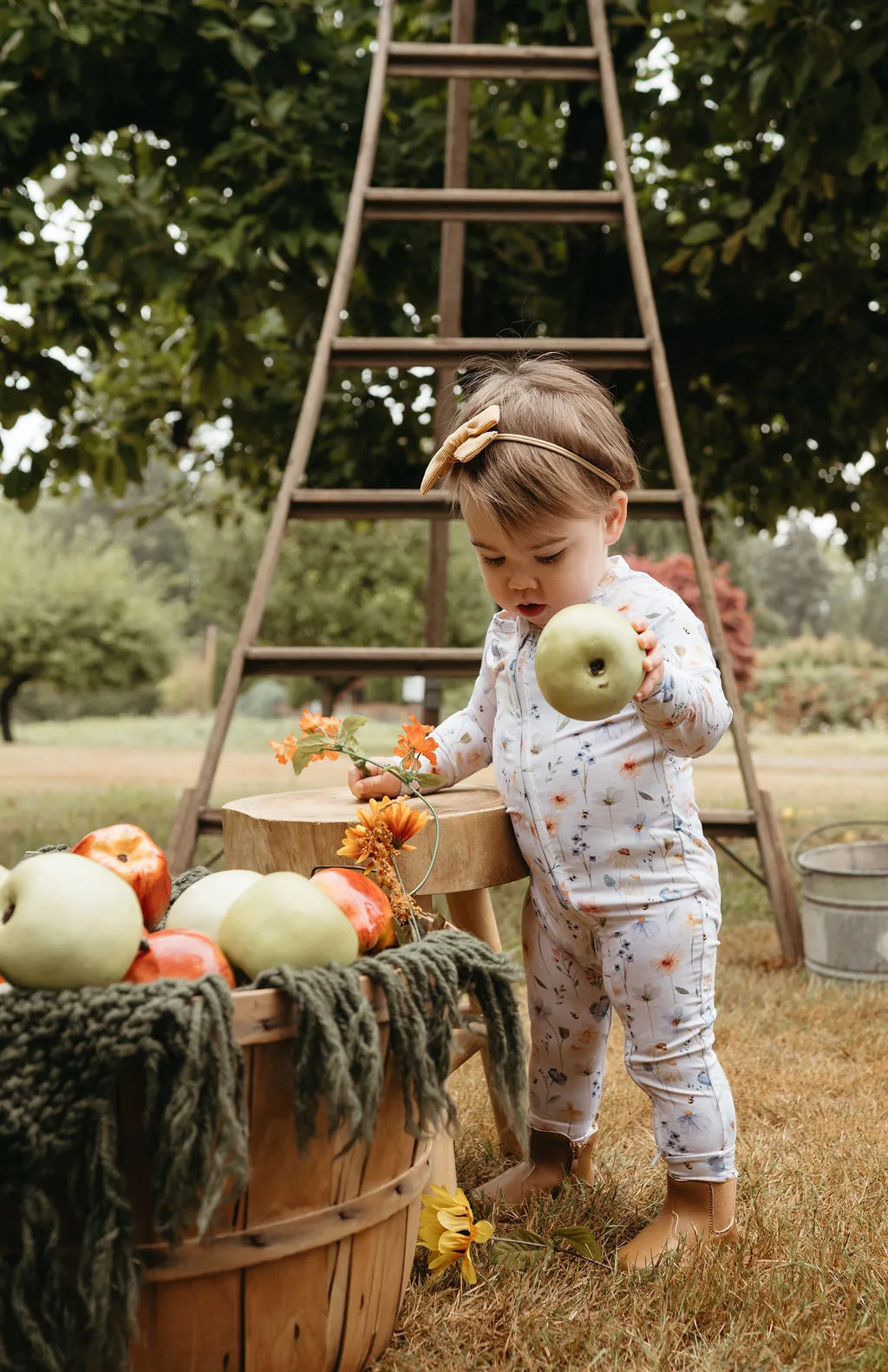 Wildflower | Bamboo Zip Romper