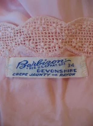 Women's 30s 40s Nightgown and Bed Jacket Pink Rayon and Silk Vintage Small Barbizon VFG